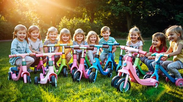 Top 5 trottinettes recommandées pour les enfants de 6 à 12 ans